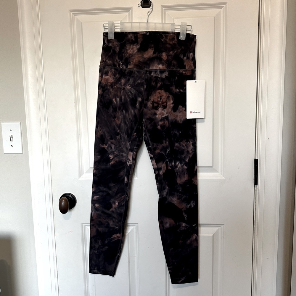 lululemon athletica Black and Brown Tie-Dye High-Rise Leggings *NO TAGS*